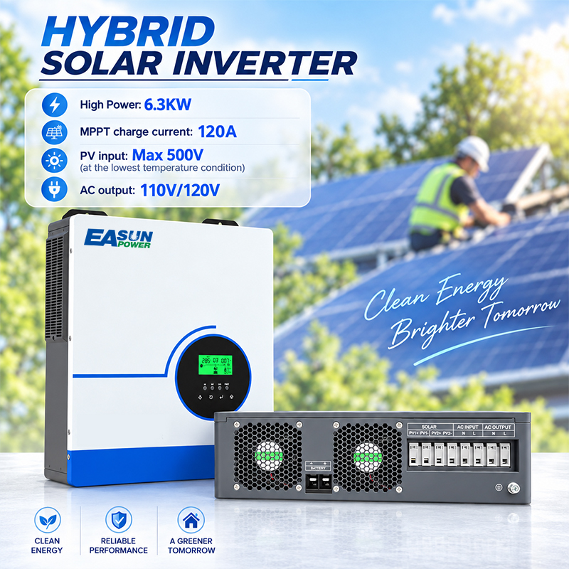 EASUN POWER Hybrid Solar Inver - Grid Tie Inverter Limiter 2000W 评论和价格