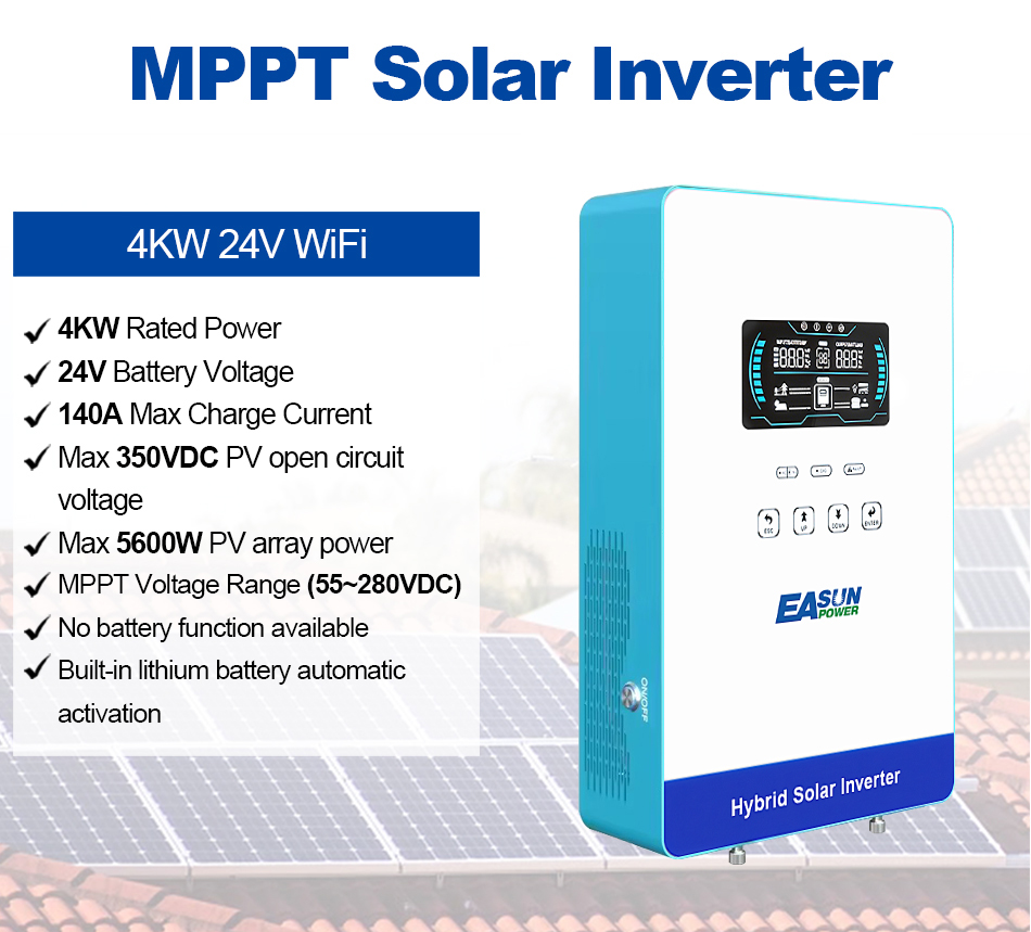 EASUN POWER 4KW 120V Off Grid  - Grid Tie Inverter Limiter 2000W 评论和价格
