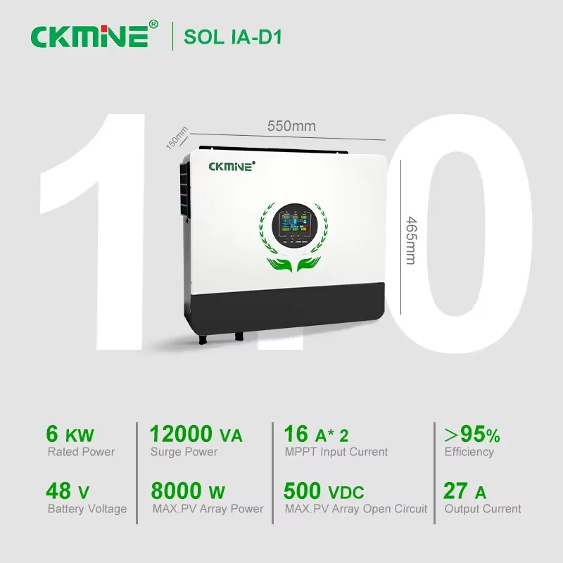 Hot Sale Wholesale Dual MPPT S - Off Grid Solar Inverter 48V 6000W 评论和价格