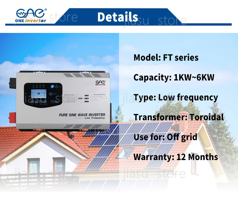 6Kw Solar Ups Power Inverte 60 - Off Grid Solar Inverter 48V 6000W 评论和价格