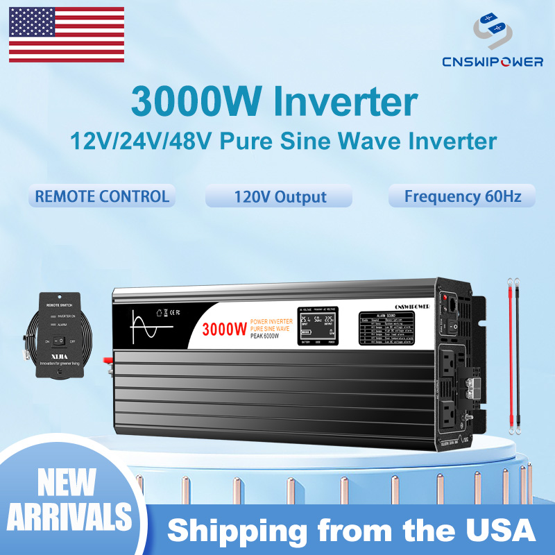 3000W Pure Sine Wave Inverter  - Inverter Pure Sine Wave 60Hz 120V 3000W 评论和价格